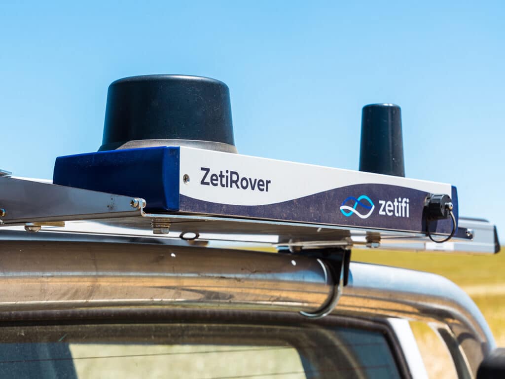 Zetifi ZetiRover on farm vehicle
